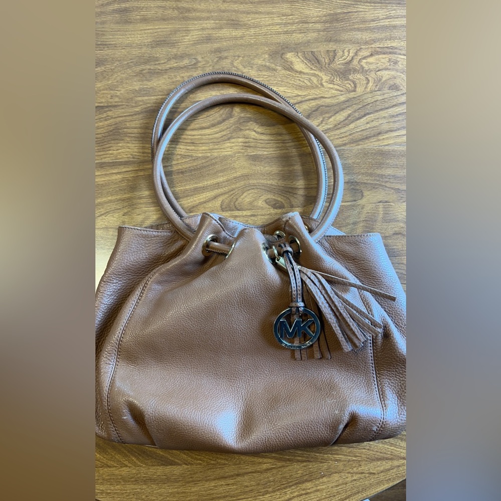 Michael Kors brown leather purse